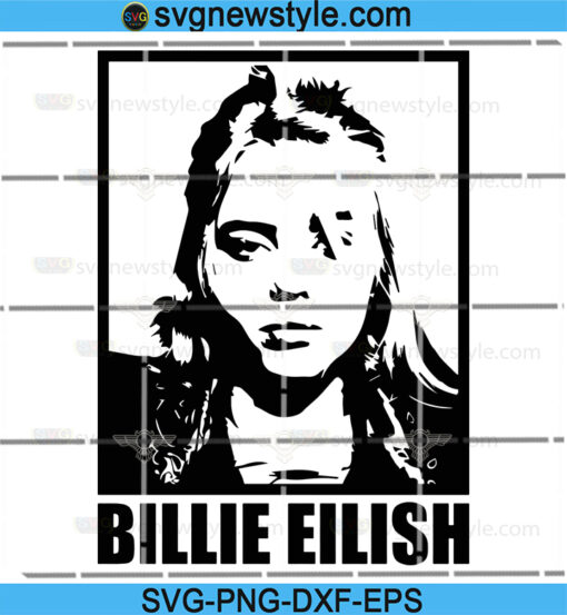 Billie Eilish Singer SVG