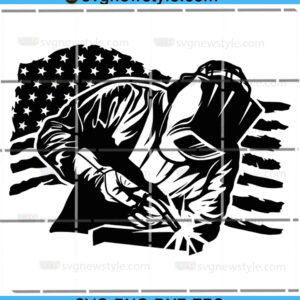 Welder Flag SVG