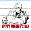 Happy Mothers Day Jason Horror SVG