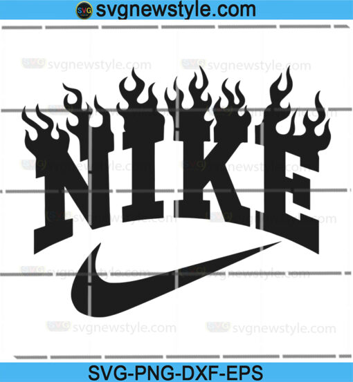 Nike Flame Logo SVG