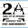 2A Shall Not Be Infringed SVG