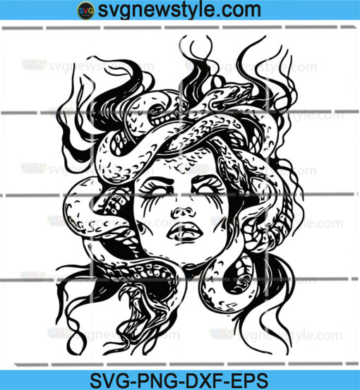 Goddess Medusa SVG