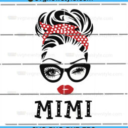 Mimi Face Glasses SVG