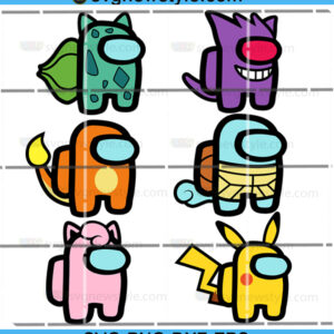 Among Us Pokemon Bundle SVG