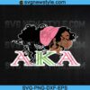 AKA Sorority Hoodie for Alpha Pretty Girl SVG