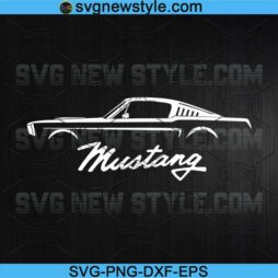Ford Mustang Svg
