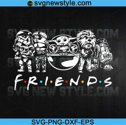 Friends star wars svg