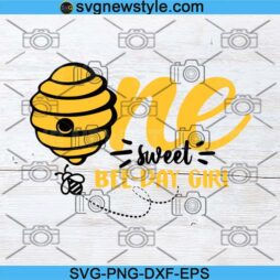 One Sweet Bee Day Svg