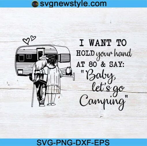 I Want To Hold Your Hand At 80 Svg