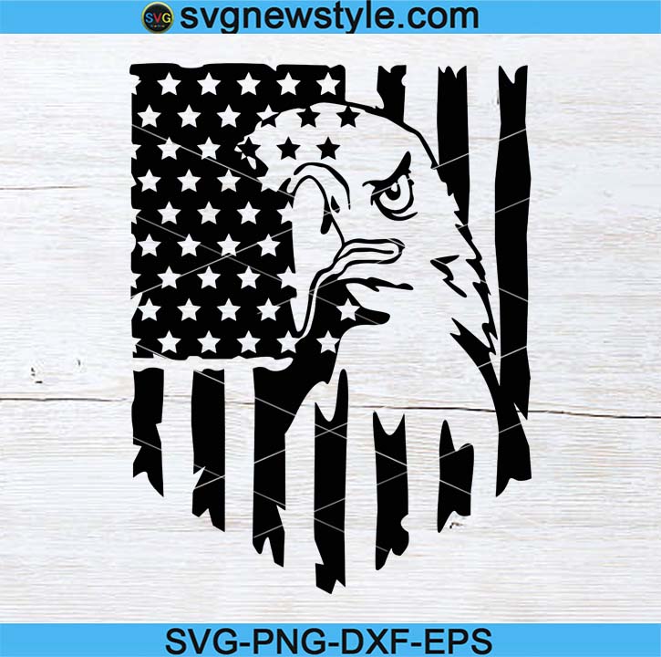 Download Eagle Svg Eagle Through Flag Svg American Flag Svg Eagle Head Patriotic Flag Svg Svg New Style