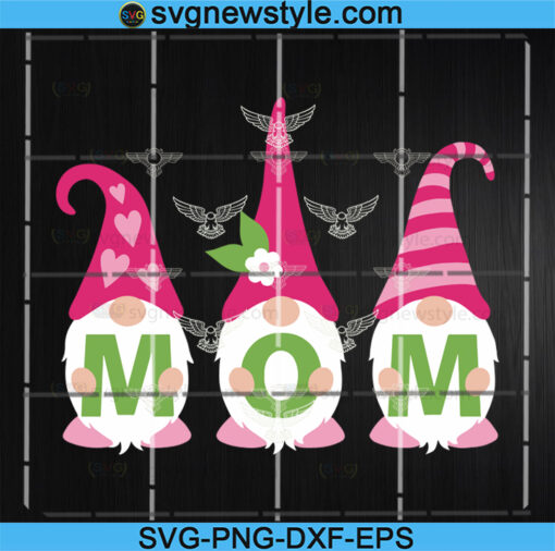 Three Gnomes Mom SVG