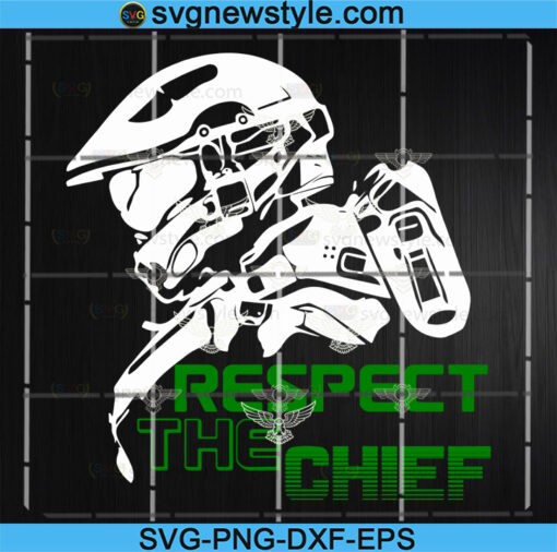 Respect the Chief Halo Single Svg