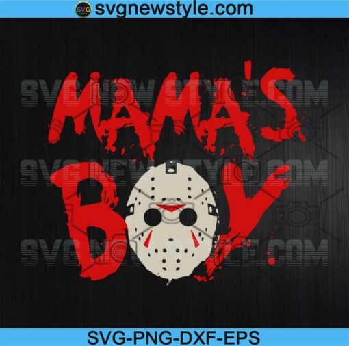 Mamas Boy Jason Voorhees SVG