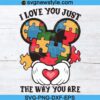 I Love You Just The Way You Are SVG