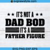 It's Not a Dad Bod Its a Father Figure Svg