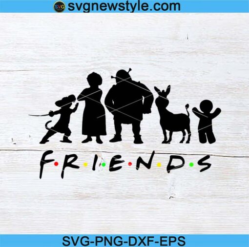 SHREK FRIENDS Holiday Svg