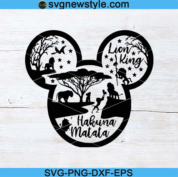 Download Lion King Svg Disney Lion King Hakuna Matata Svg Disney Svg Png Dxf Eps Cricut File Silhouette Art Svg New Style