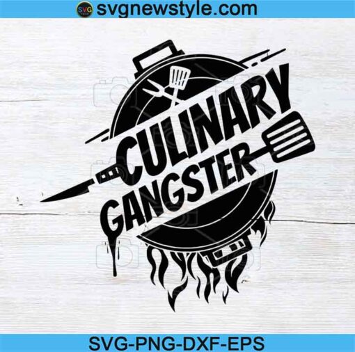 Culinary Gangster Svg