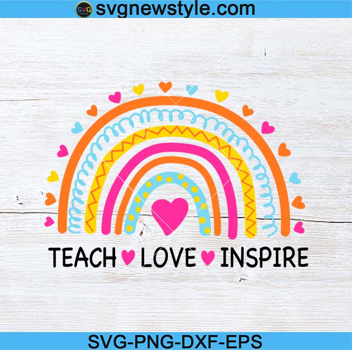 Free Free 235 Teacher Svg Teach Love Inspire SVG PNG EPS DXF File