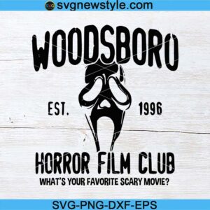 Woodsboro Horror Film Club Svg