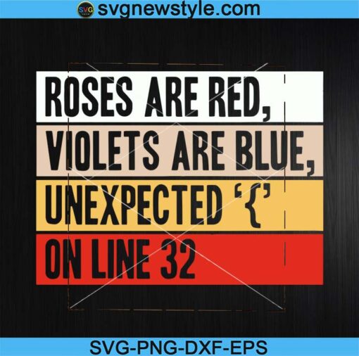 Roses Are Red Svg