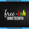 Free is Juneteenth Svg