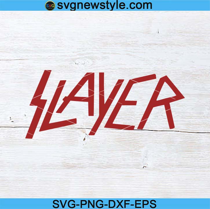 Download Slayer Svg For T Shirt Print Metal Rock Band Logo Cricut Svg Files Silhouette Png File Svg New Style