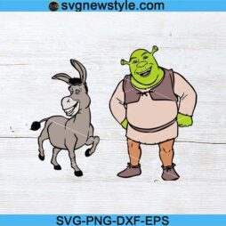 Shrek And Donkey Svg