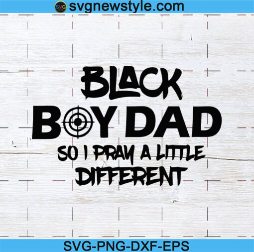 Black Boy Dad Svg