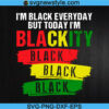 Blackity Black Black Black Svg