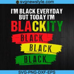 Blackity Black Black Black Svg