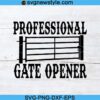 Professional Gate Opener SVG