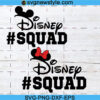 Disney Squad Svg