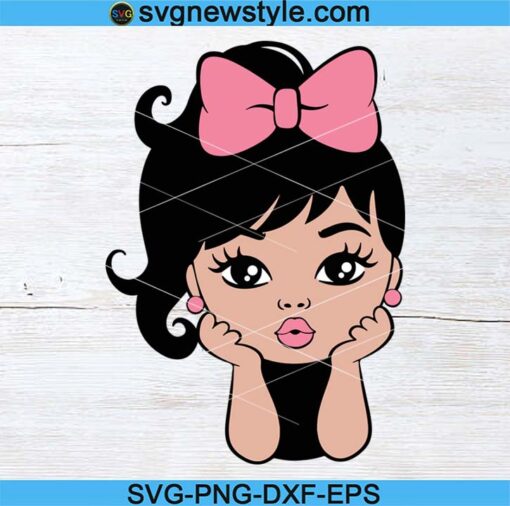 Peekaboo Girl Svg