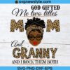 Mom And Grandny Black Mom Svg