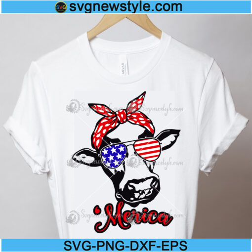 Cow with bandana Svg