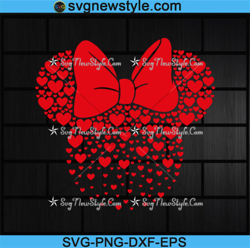 Mouse Hearts svg