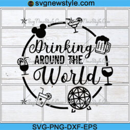 Drinking around the world Svg