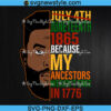 Juneteenth Man Svg