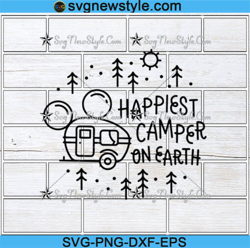 Disney Happy Camper Happiest Camping Svg