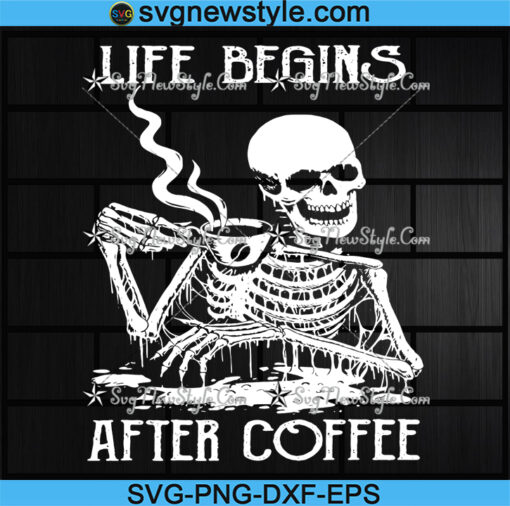 Skeleton Coffee svg