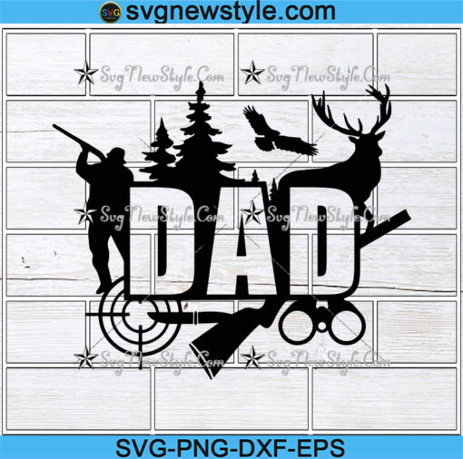 Hunting Dad Svg