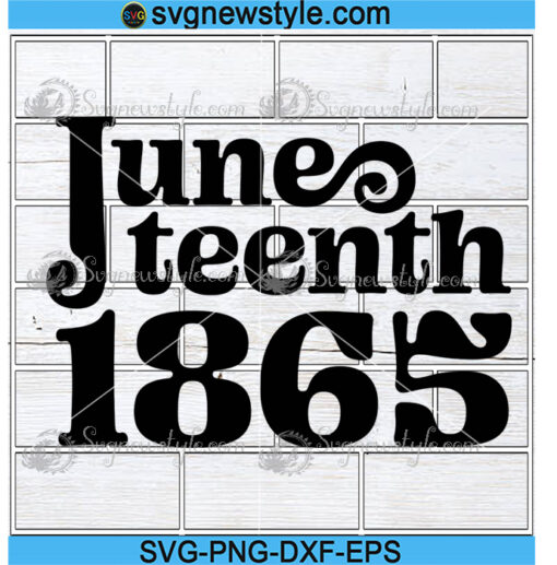 Juneteenth 1865 Svg