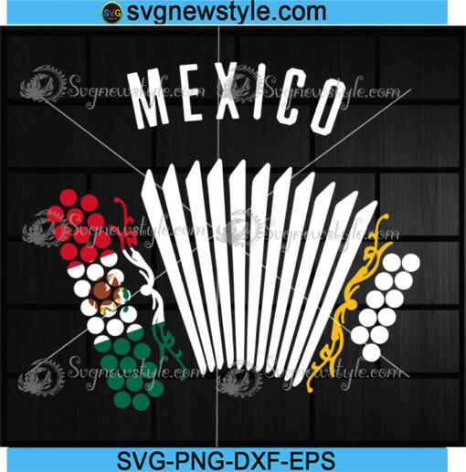 Mexico Accordion Svg