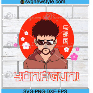 Bad Bunny Yonaguni Anime Svg
