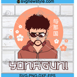 Bad Bunny Yonaguni Layered Svg