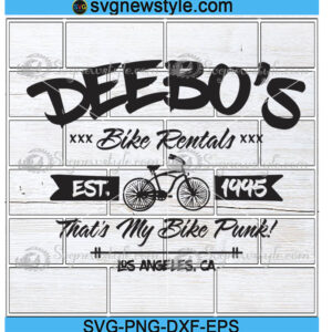 Deebo's Bike Rental Svg