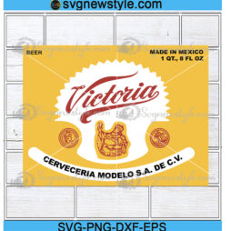 Victoria Cerveza Beer Svg