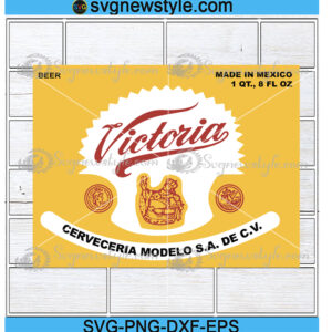 Victoria Cerveza Beer Svg