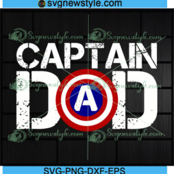 Captain Dad Svg
